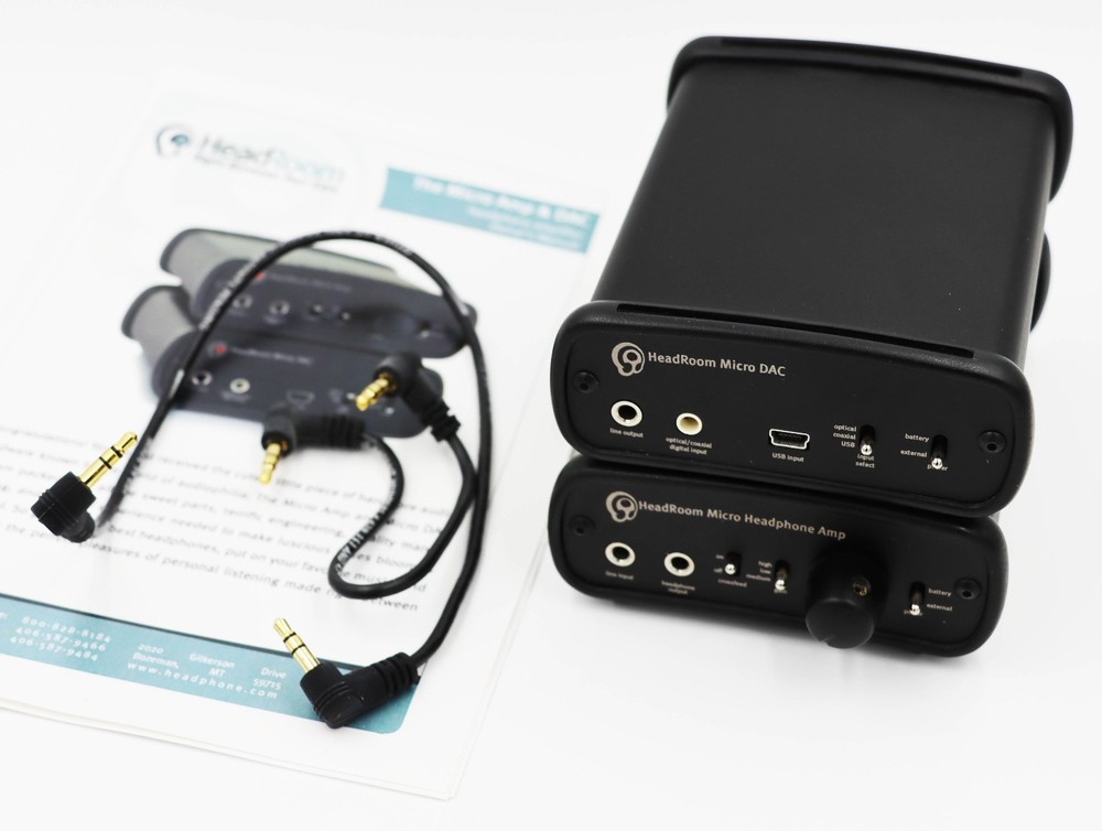 HeadRoom Micro Headphone Amp & Micro DAC Includes Accessories & Boxes Amplifier