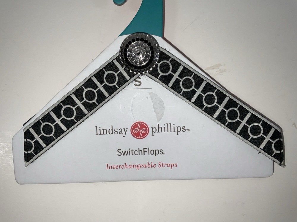 NIP Lot 4 Lindsay Phillips Switch Flops Interchangeable Flip Flop Straps Small
