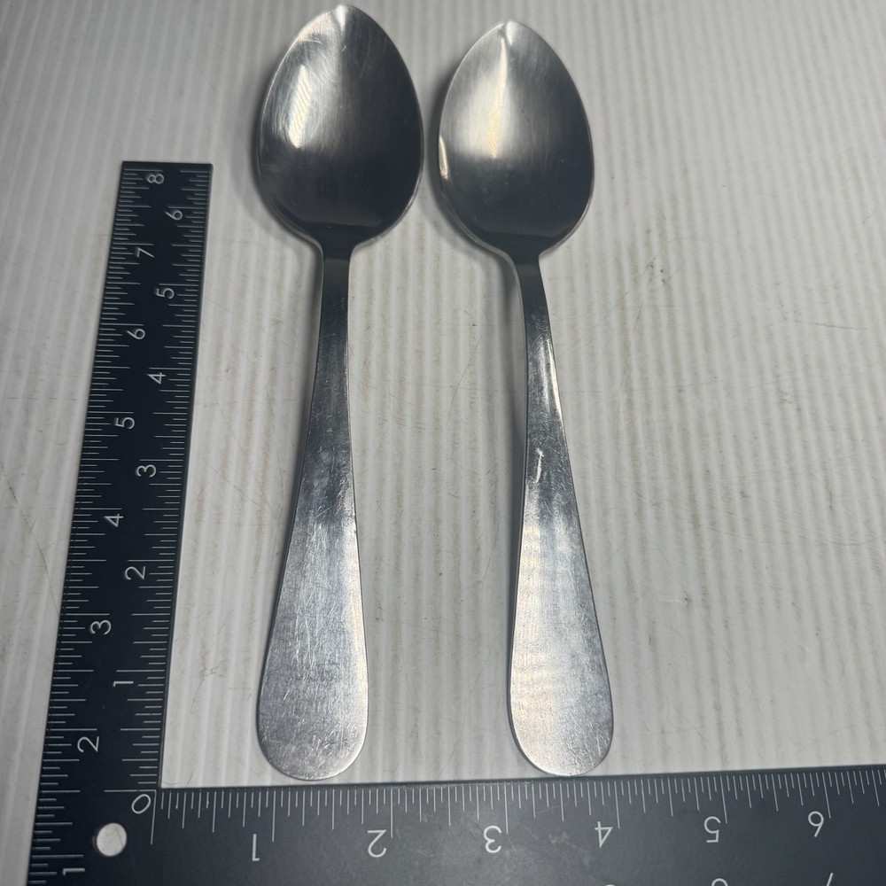 Stainless Unknown Pattern round Handle Tip Tablespoons set of 2