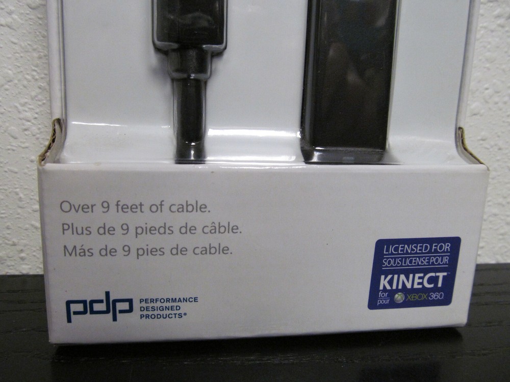 NEW PDP ~ Microsoft Xbox 360 Kinect Sensor Cable 9' Extension Cord ( INV # 3 )