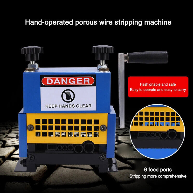 Manual Stripping Machine Small Multi Hole Waste Copper Wire Stripping Machine