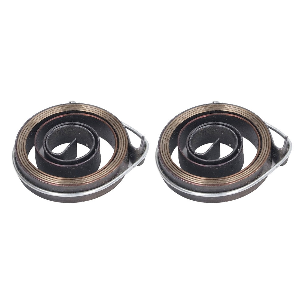 2Pcs Drill Press Spring Quill Feed Return Coil 8mm Width 35mm Outer Diameter