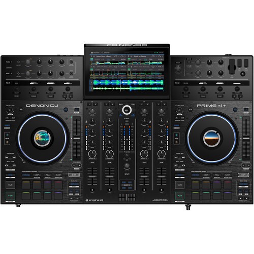 Denon DJ PRIME 4+ Standalone DJ Controller & Mixer with 4 Decks