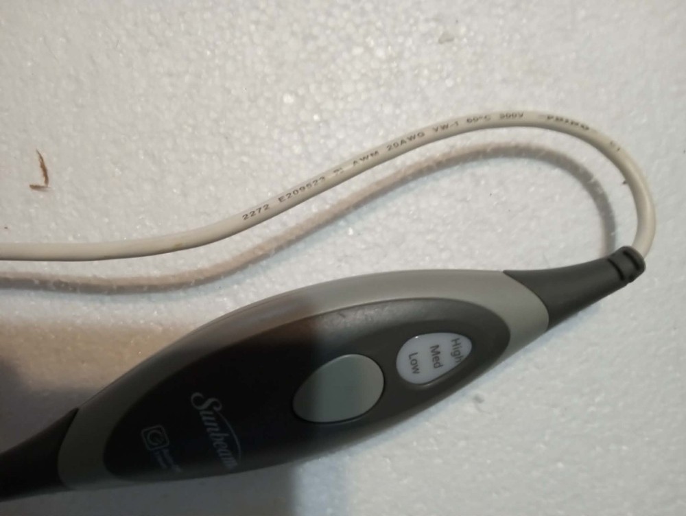 Sunbeam Heating Pad Power Cord Controller 3 Heat Auto-Off Replacement.