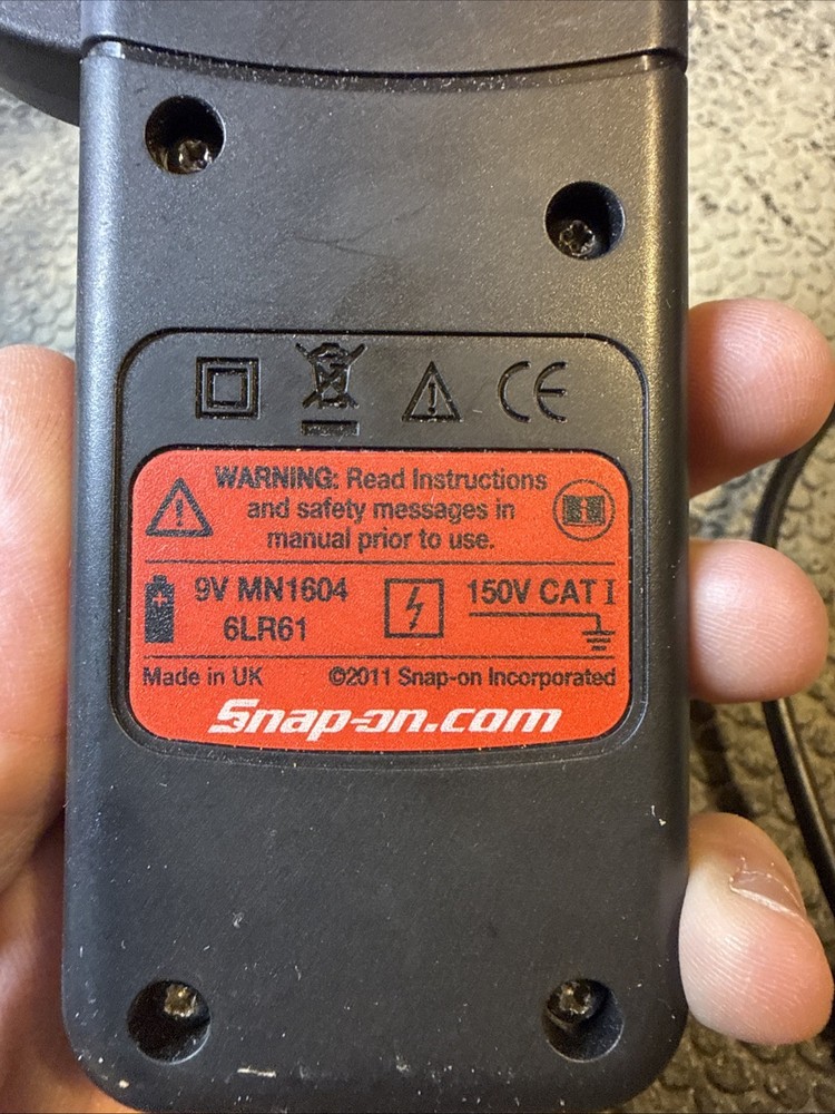 Snap-On Tools EETA308D Low Amp AC/DC Probe Diagnostic Tool b3