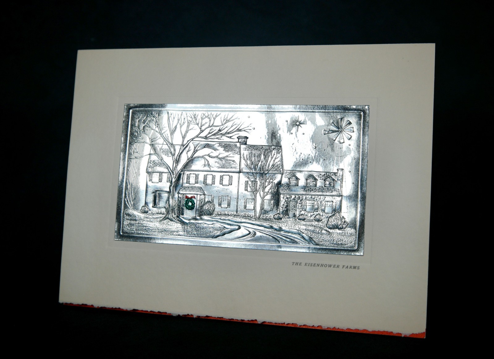 1957 Eisenhower White House Personal Christmas card - excellent condition!