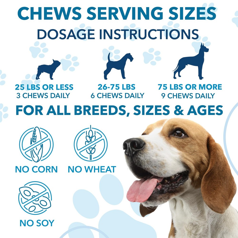 Hemp Calming Chews for LargeDogs ( Value Pack) (360Ct),