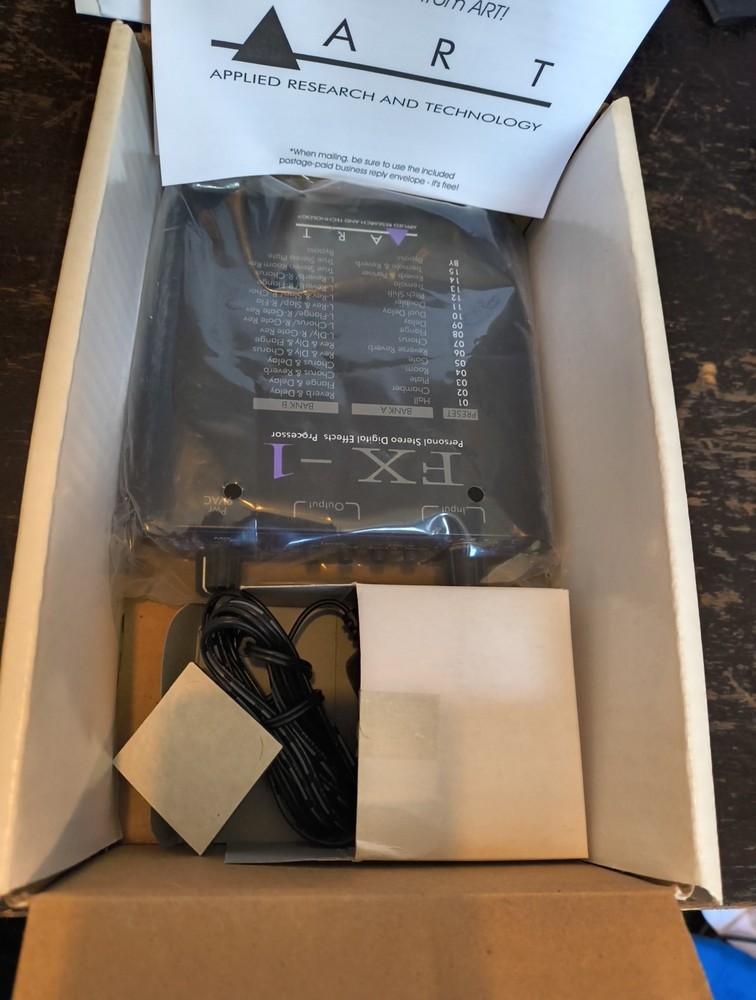Applied Research Technology ART FX-1 Personal Stereo Digital Effects Processor.