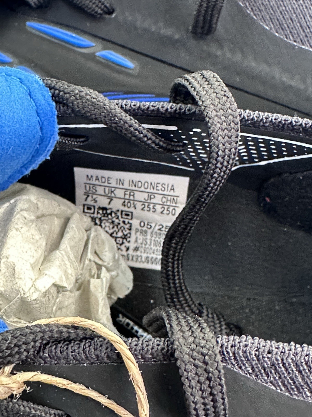 ADIDAS PREDATOR ELITE FT FG JUDE BELLINGHAM SIZE 7.5 BLACK WHITE BLUE JS3106