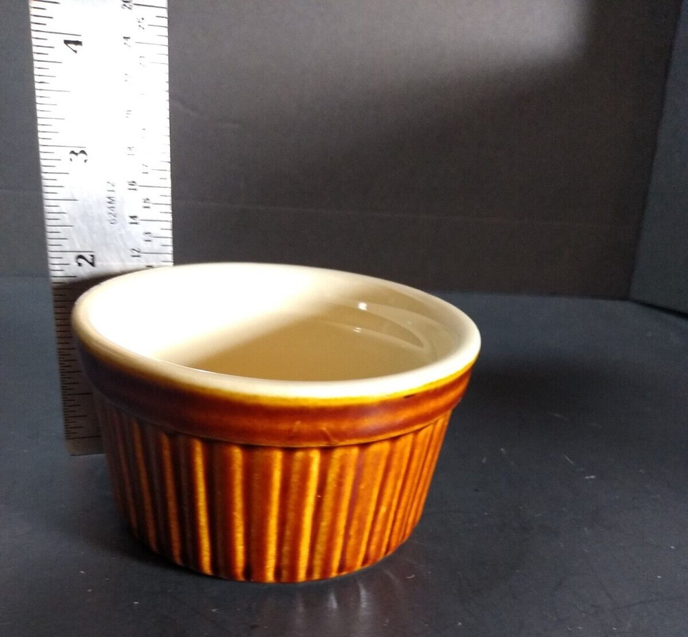 Mason Cash brown ribbed Ramekin