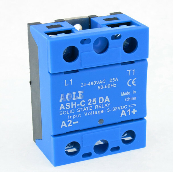 25A small solid state relay ASH-C25DA DC-AC 3-32VDC