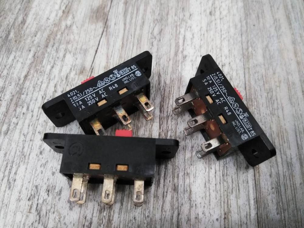 N.O.S. UND. LAB. 4021 Voltage Selection Slide Switch (3PK BUNDLE)