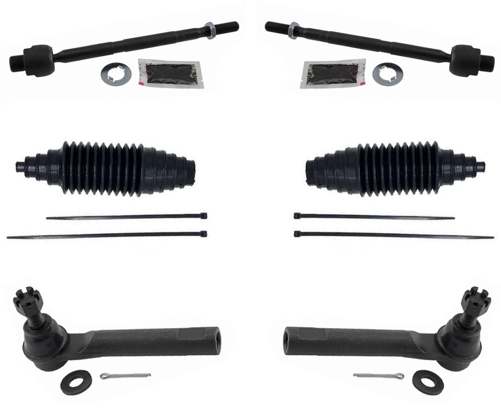 Front Inner & Outer Tie Rods Assembly Fits Acura RDX 2007-2012