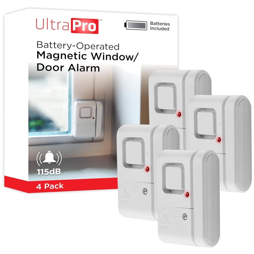 Wireless Burglar Alert System, 4 Alarms