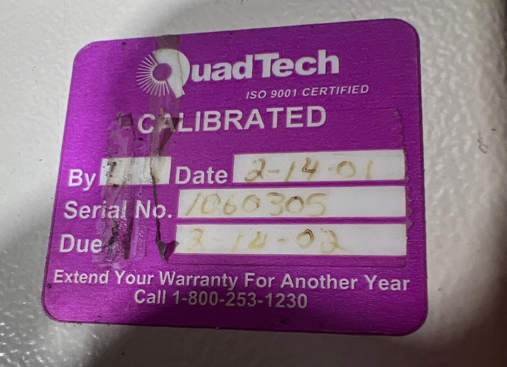 QUAD TECH MODEL 1920 PRECISION LCR METER. Used Surplus