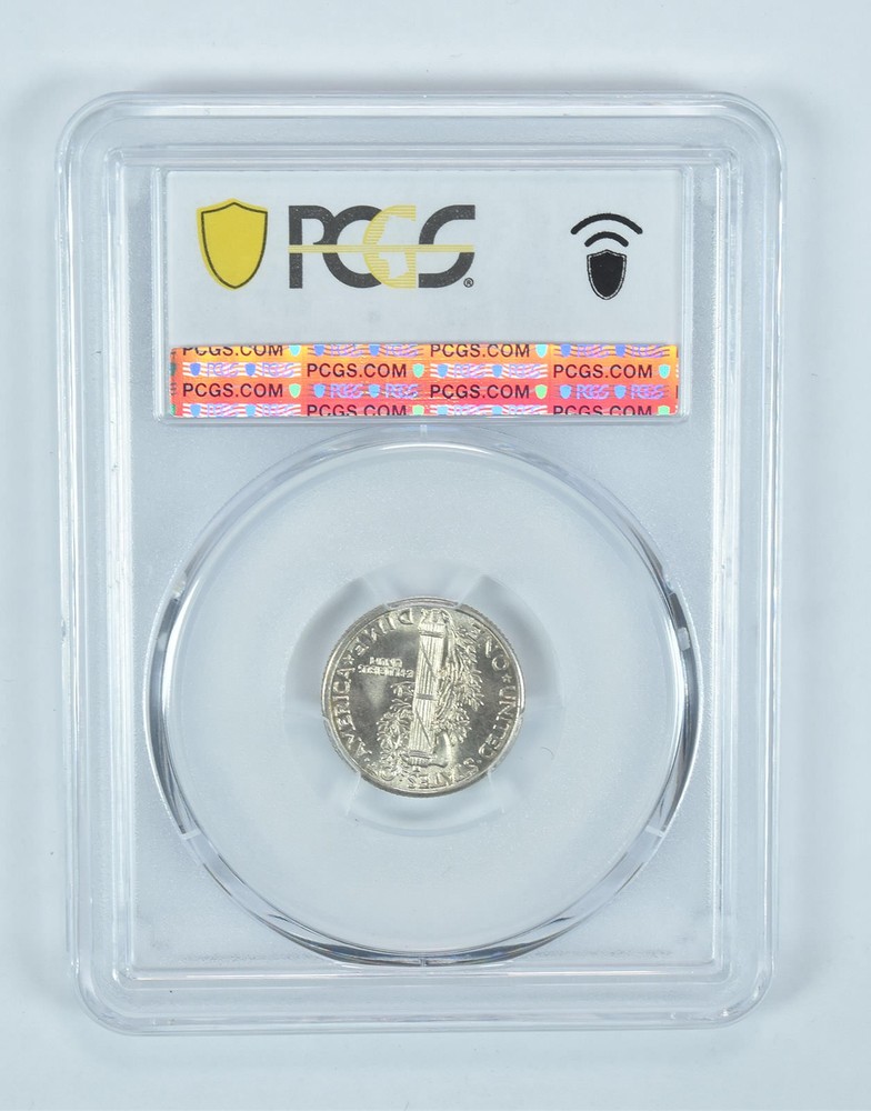 1939 Mercury Dime MS65 PCGS Blue Label