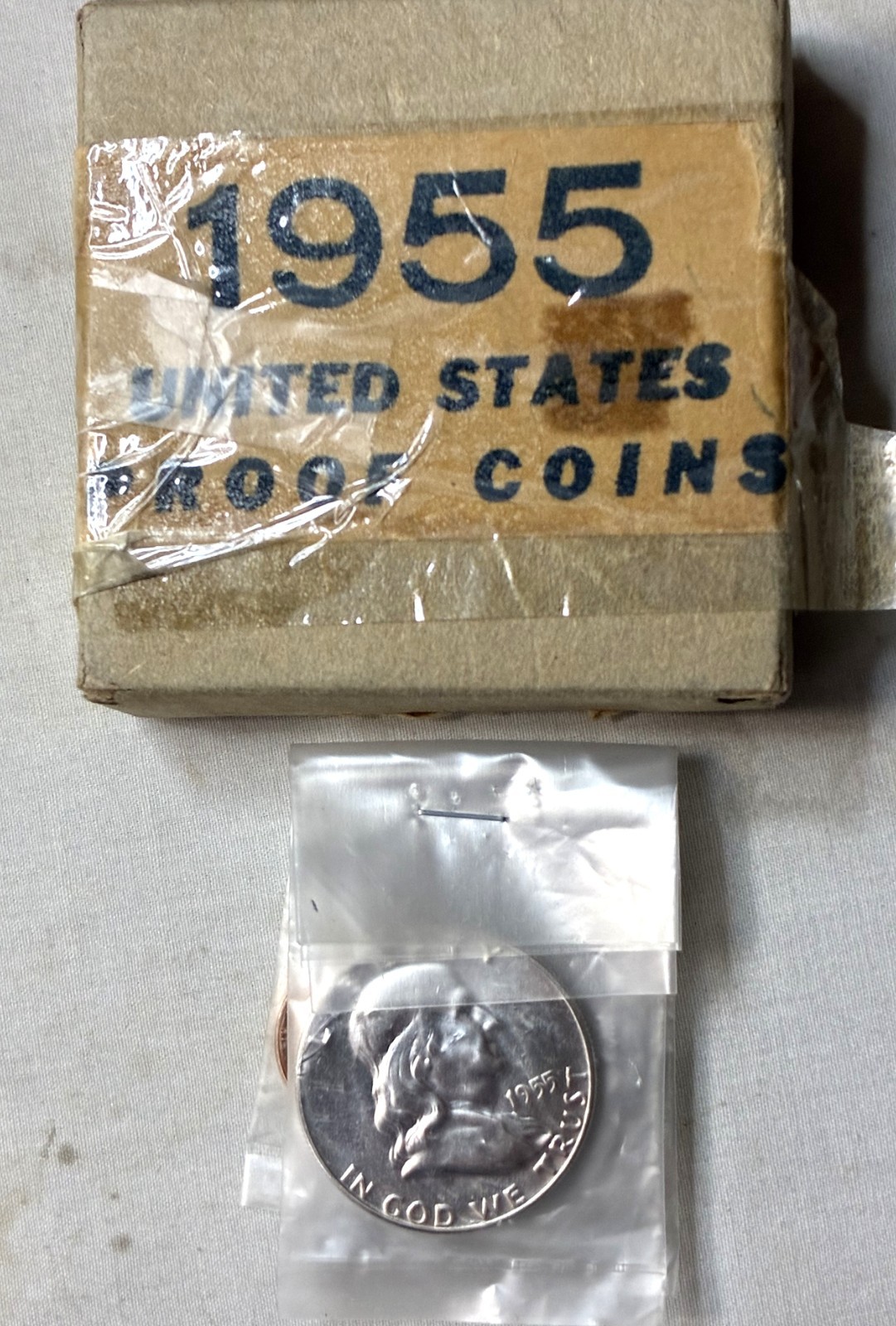 1955 U.S. Mint 5 Coin Proof Set - Original Box