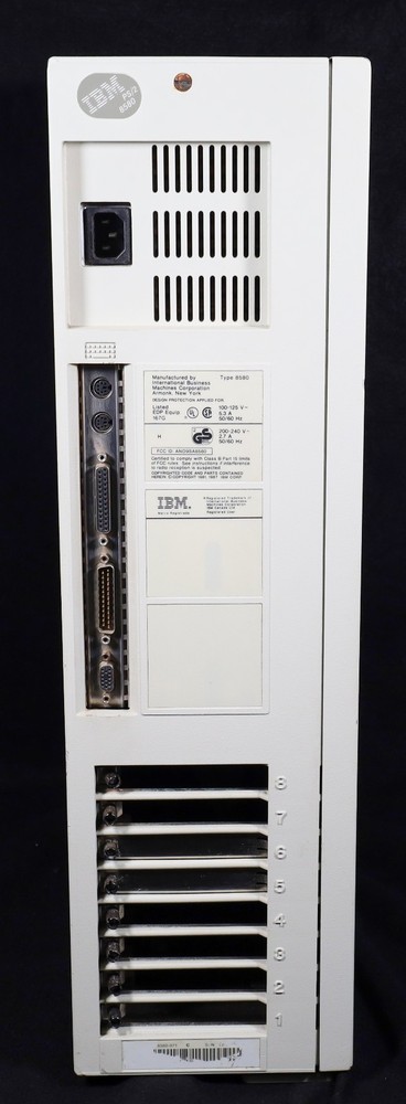 Vintage IBM PS/2 Model 80 8580-071 Desktop Computer *Read*