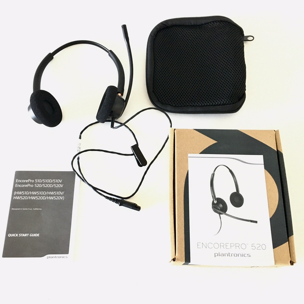 Plantronics EncorePro HW520 Black Headband Headset