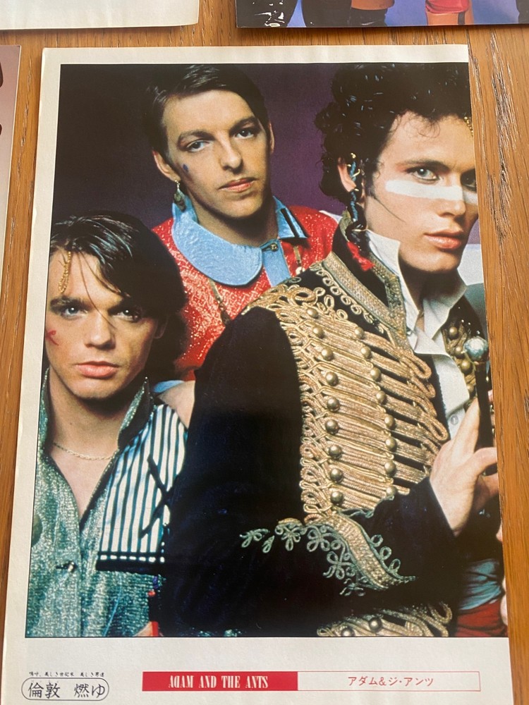 ADAM & the ANTS 1981 Japan ad/cuttings x11 magazine cover Stand and Deliver RARE