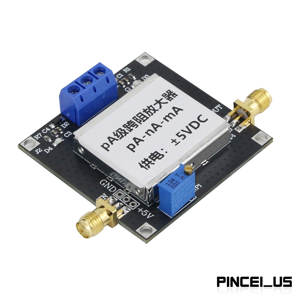 pA Level Transimpedance Amplifier For Weak Current IV Conversion Preamplifier