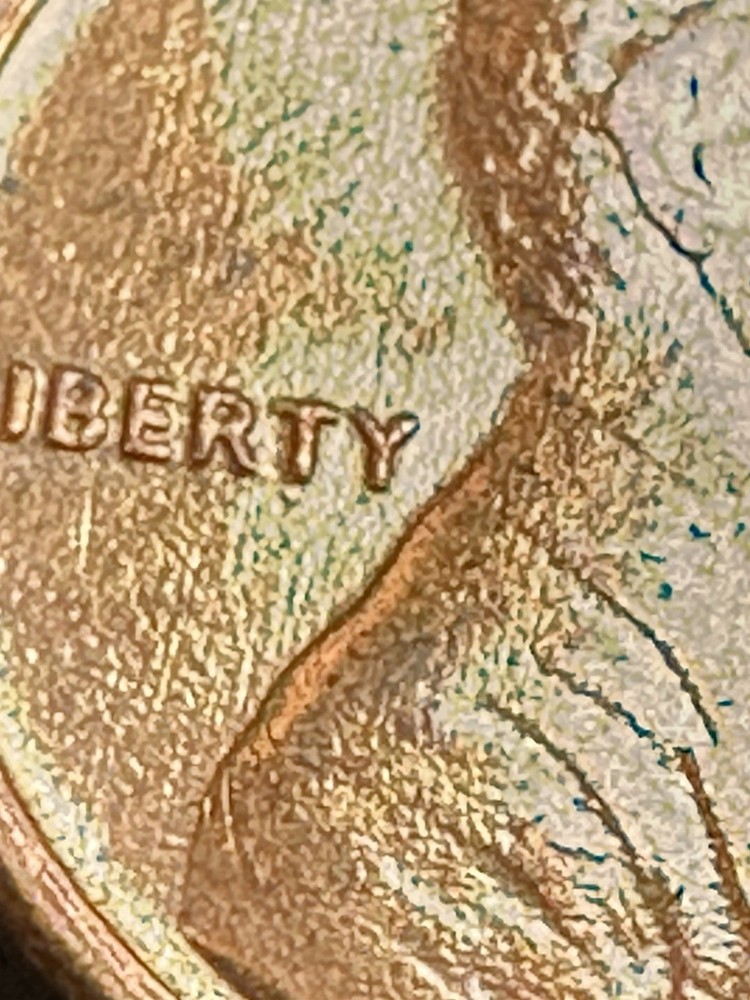 1982 Penny LD 2.5 Grams, Die Error Obv/Rev