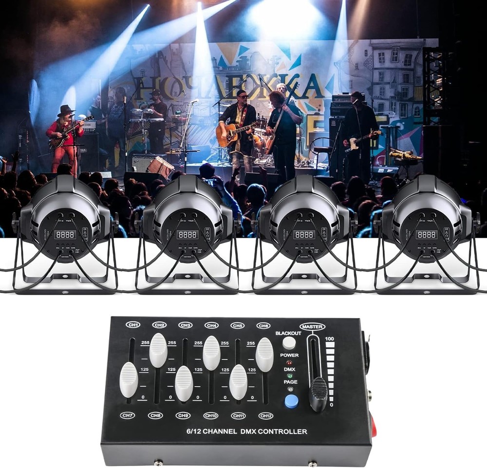 12 Channel DMX dimming Controller, mini dj Lighting Controller,DMX512 Si