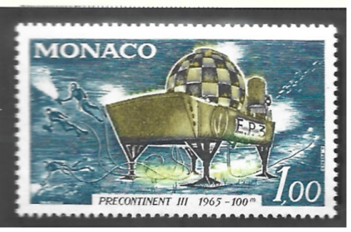 Monaco Stamp Scott #645, Mint Lightly Hinged