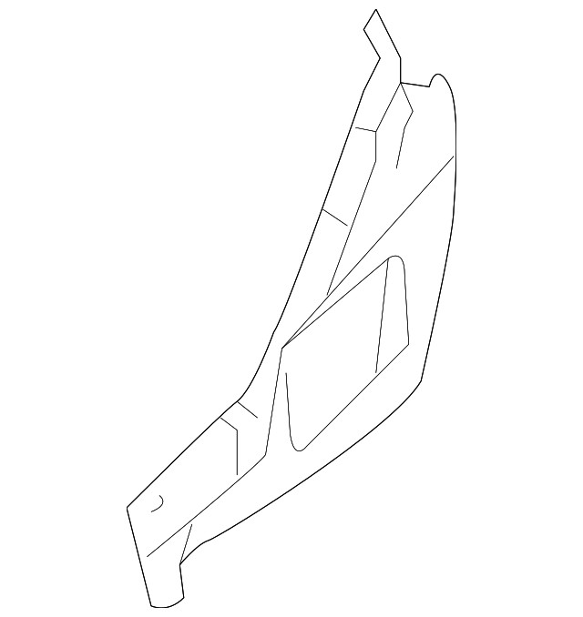 Genuine GM Driver Side Body Side Outer Panel Extension 22744561