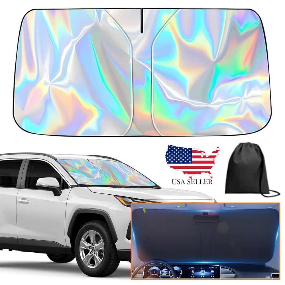 Foldable Car Front Rear Window Windshield Sun Shade Shield Cover Visor UV Block
