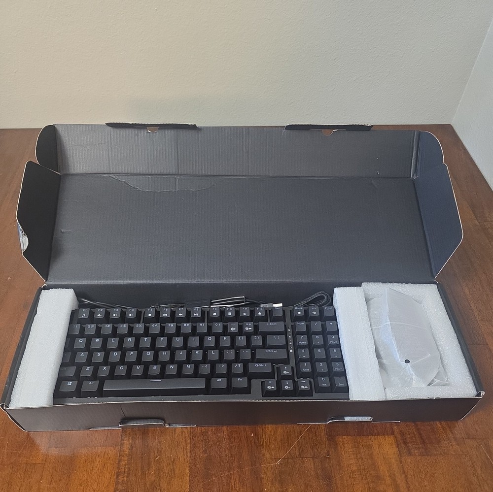 Gaming Keyboard And Mouse LED Light Backlit Mechanical Feel For Computer Desktop