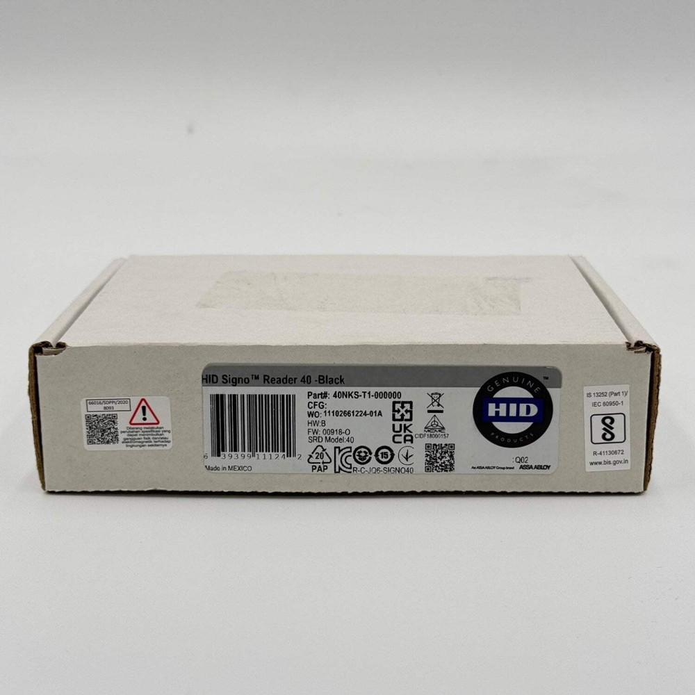 New HID Signo Reader 40 Electronic Access Control Card Reader 40NKS-T1-000000