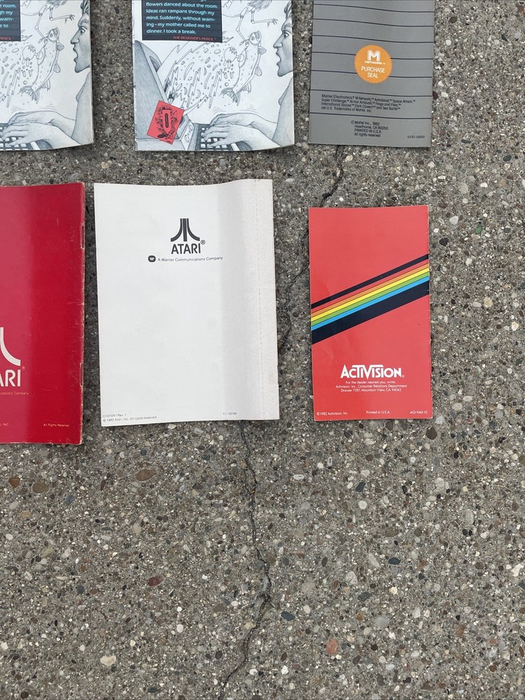 Atari Manual Lot