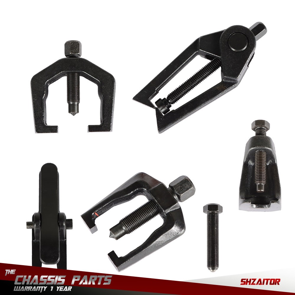 Front End Service Ball Joint Separator Pitman Arm Tie Rod Puller Tool Kit 5pc