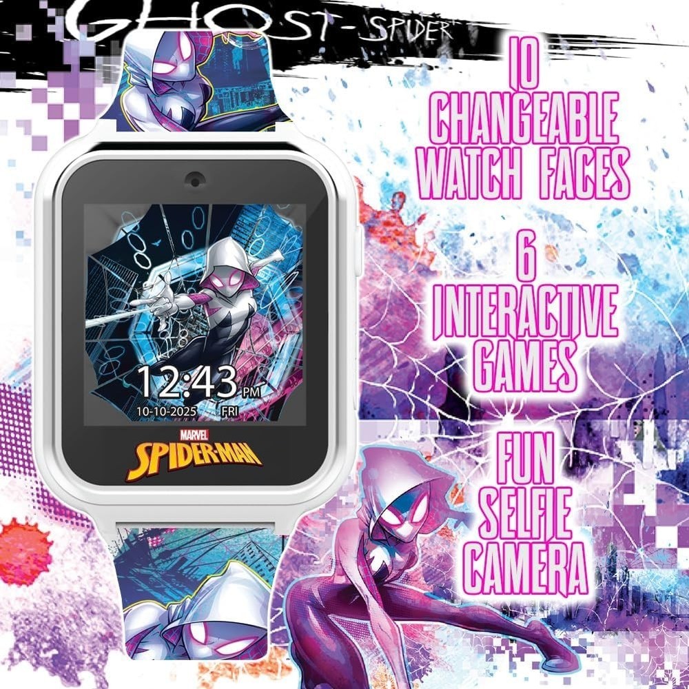 Creative Play with Spiderman Educational Kids Smartwatch - 40mm Touchscreen