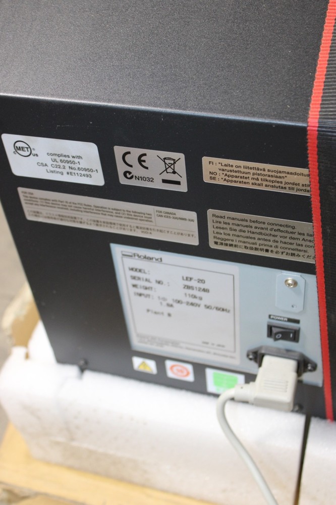 Roland VersaUV LEF-20 Flatbed UV Printer EXCELLENT