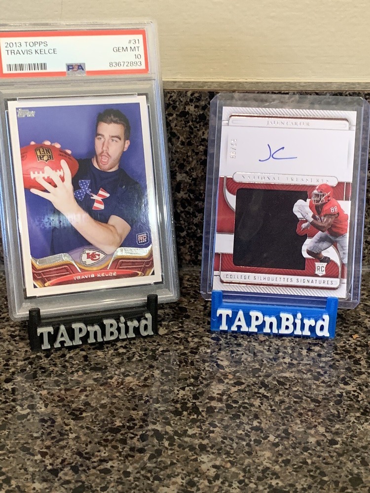 Customizable! (Two)3D Printed Trading Card Display Stand | Fits Graded/Ungraded.