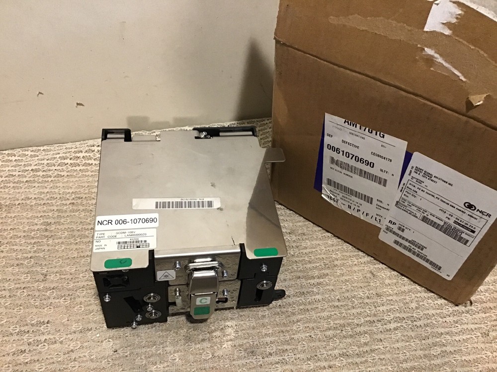 NCR ATM SDM IBVM Imaging And Bill Validator Module PN: 006-1070690