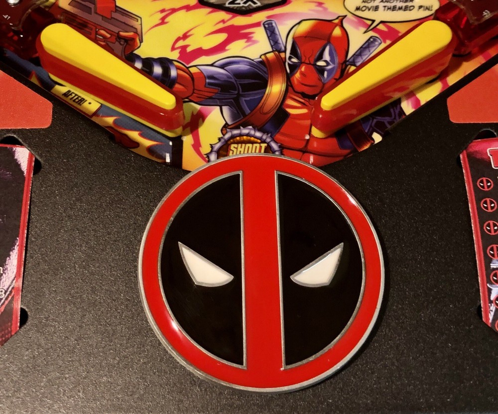 New Deadpool Premium Or LE Pinball Machine Solid Metal Apron Mod!