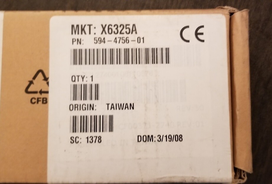 NEW Sun X6325A Snap-In Slide Rail Rackmount Kit