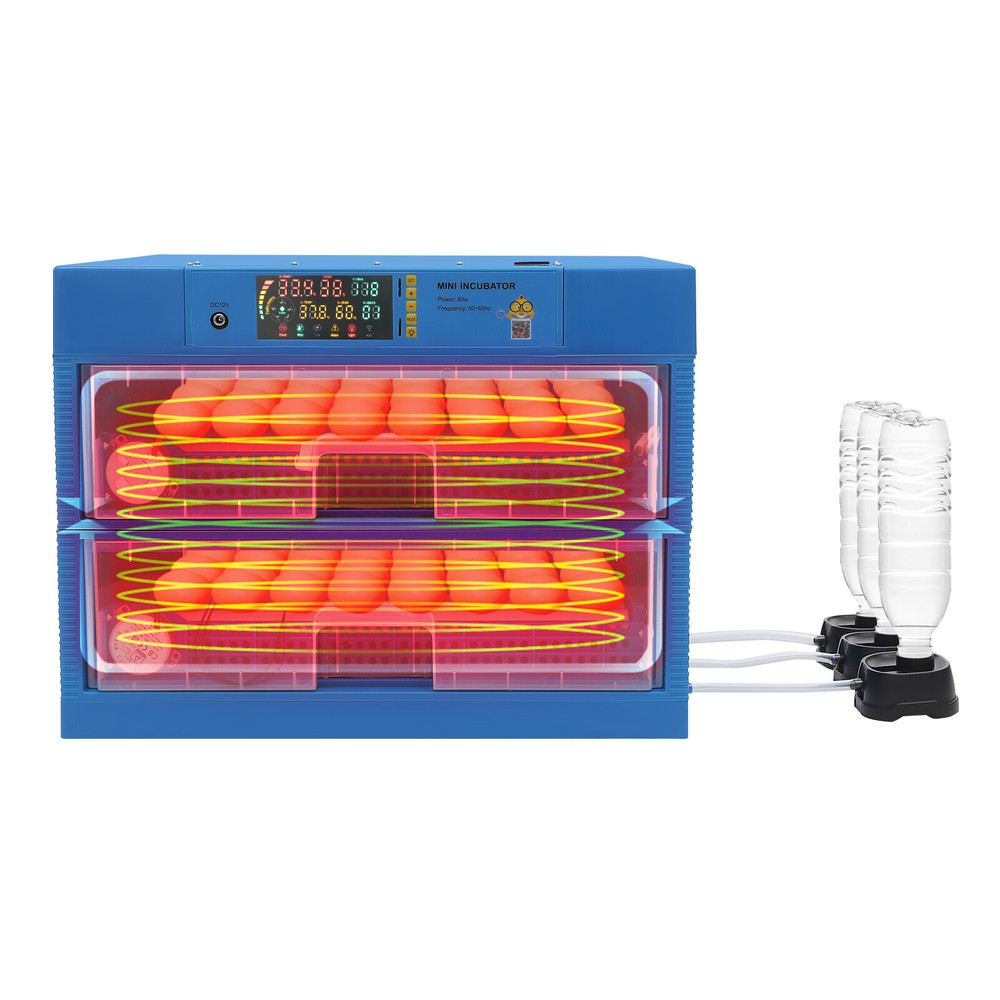 128 Egg Incubator Digital Poultry Egg Hatcher Machine Eggs Hatching Machine