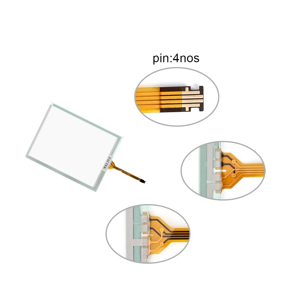 TP-4518S1F2 Touch Screen Panel Glass Digitizer for TP-4518S1F2 with Coverage -