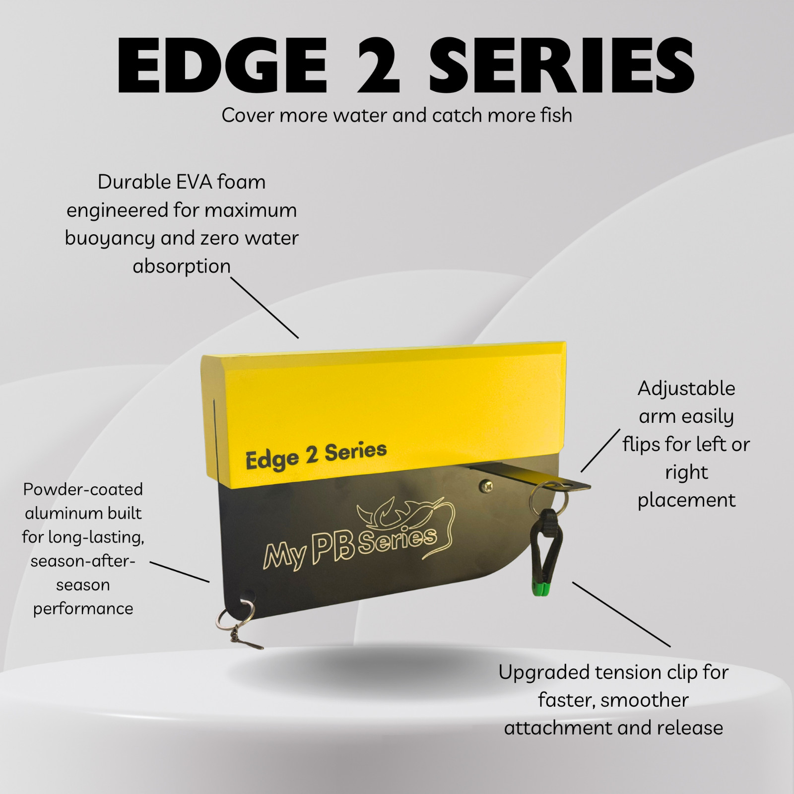 My PB Series Edge 2 Planer Boards 2 Pack | Heavy Duty | Adjustable | LED Ready