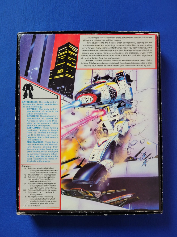 Citytech Box Set - Battletech (Complete & Unpunched) 1608