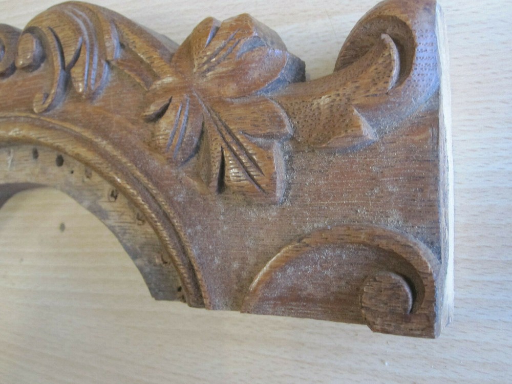 ANTIQUES CARVED DECORATIVE ELEMENT HANDMADE