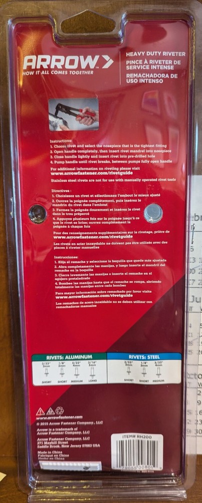 arrow heavy duty riveter