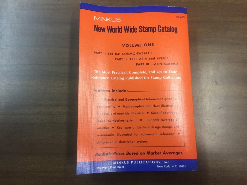 Minkus 1980-1981 New World Wide Stamp Catalog- British Commonwealth & Ireland