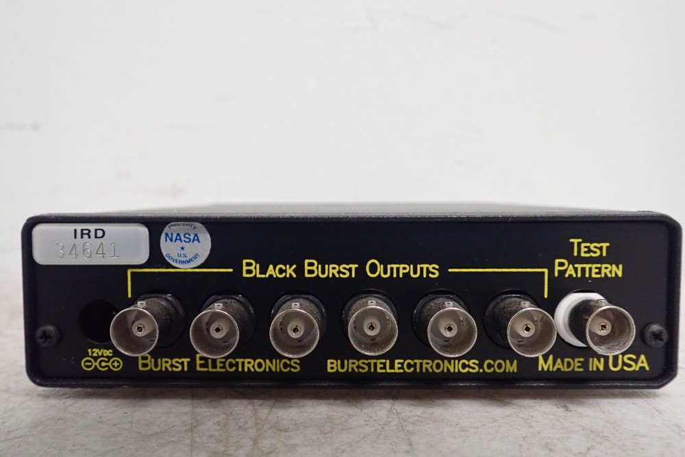 Burst Electronics SG-7 Black Burst/Color Bar Generator