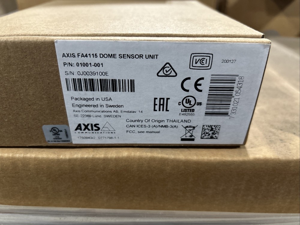 01001-001 (FA4115) : Axis - Dome Sensor Unit
