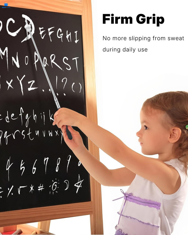 2 Pcs Telescopic Teachers Pointer Mini Retractable Finger Black